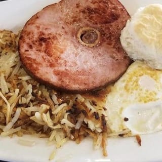 Ham Steak & Eggs